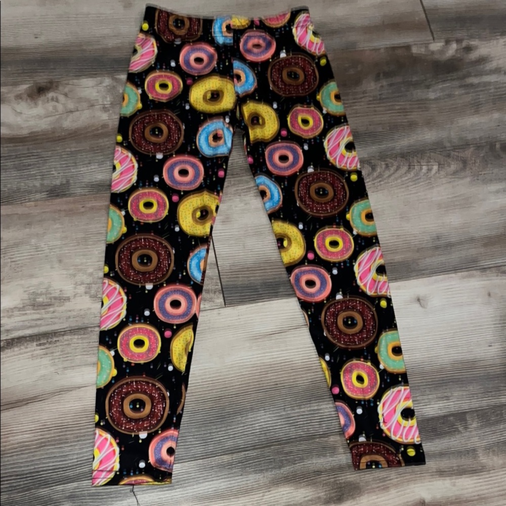 Dori Creations size 8/10 Colorful Donut Print Kids Leggings
NWOT
